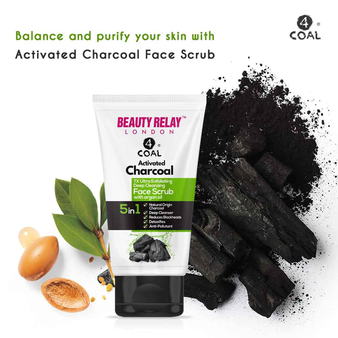 Activated Charcoal Face Scrub - 180g