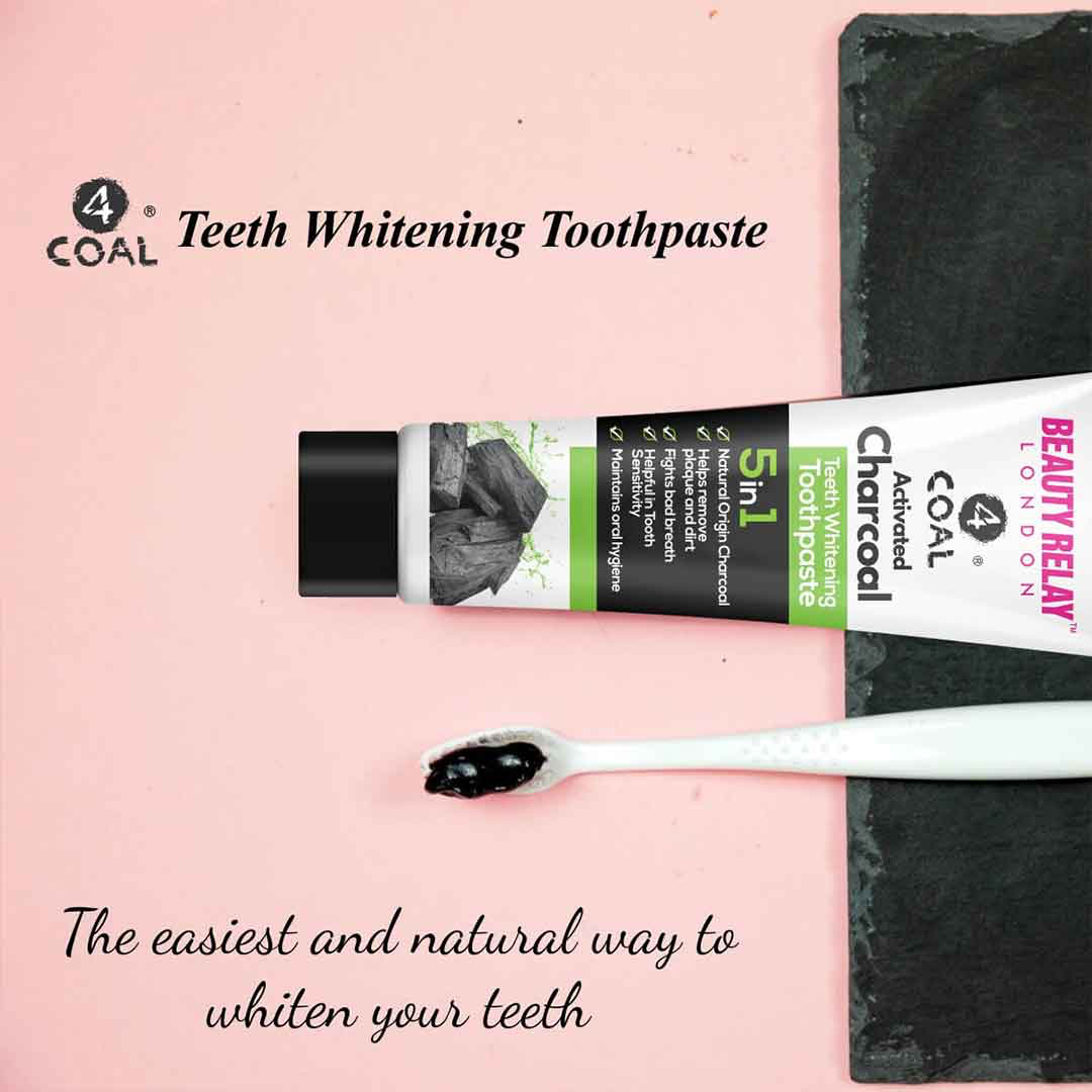 Activated Charcoal Teeth Whitening Toothpaste