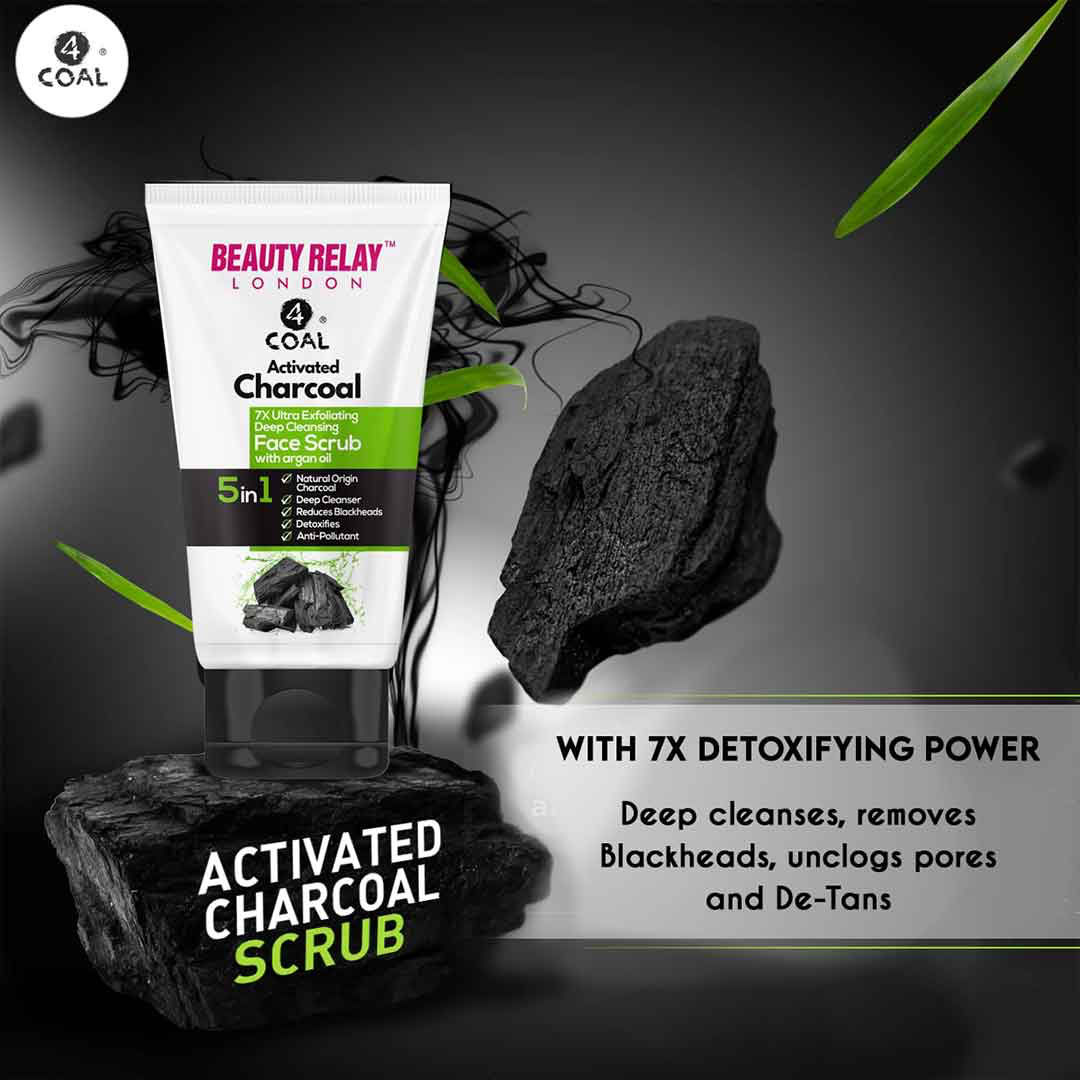 Activated Charcoal Face Scrub - 180g